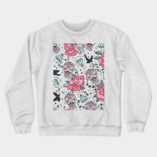 Mexican Holiday Day Of The Dead Crewneck Sweatshirt